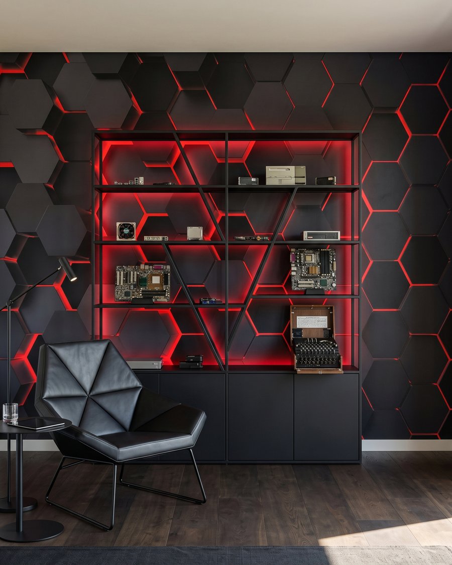 Electric Hexagons — interior 1