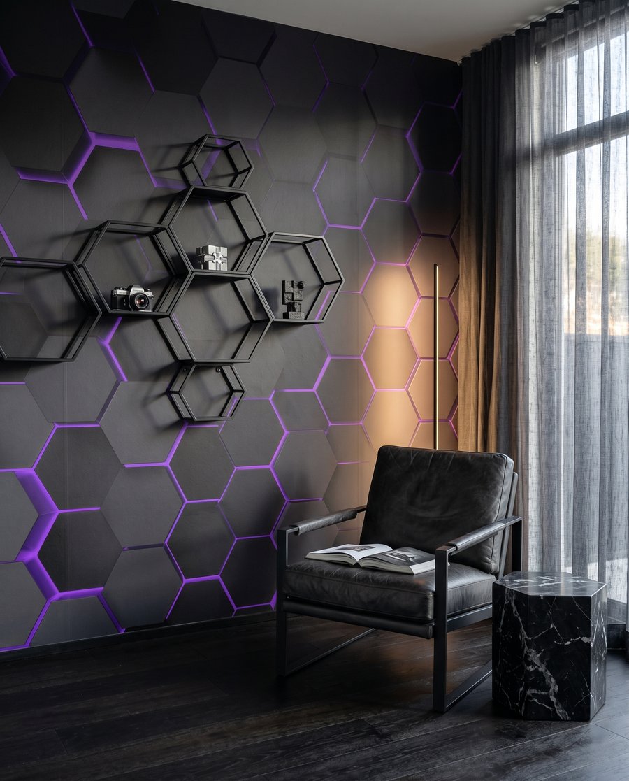 Electric Hexagons — interior 4