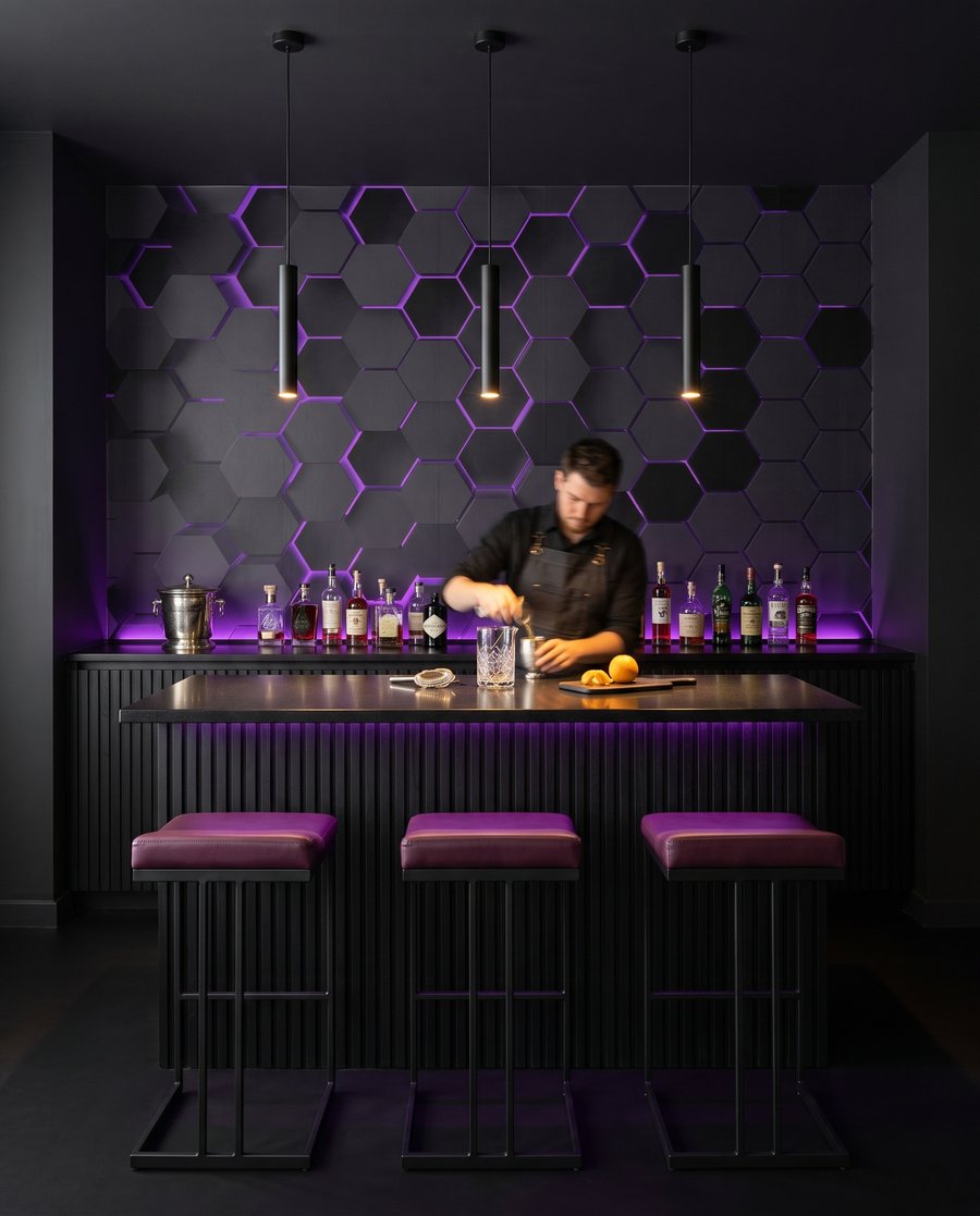Electric Hexagons — interior 5