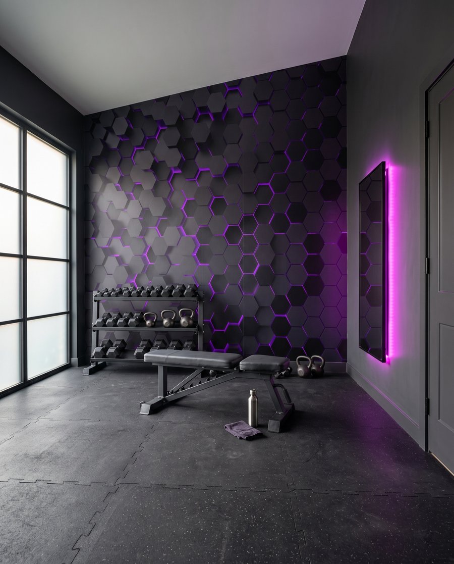 Electric Hexagons — interior 8