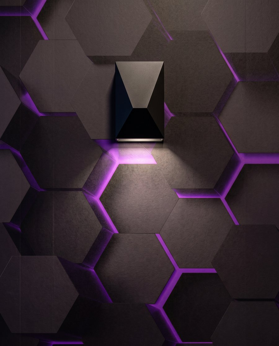 Electric Hexagons — detail