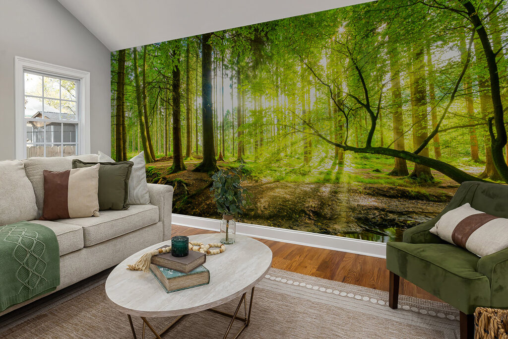 Sunlit Woodland Stream — interior 6
