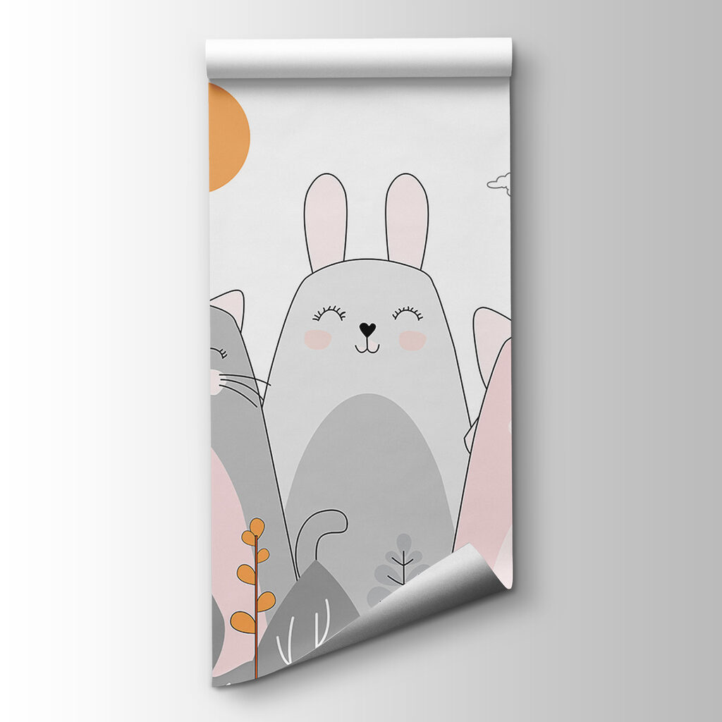 Woodland friends among leaves — product view