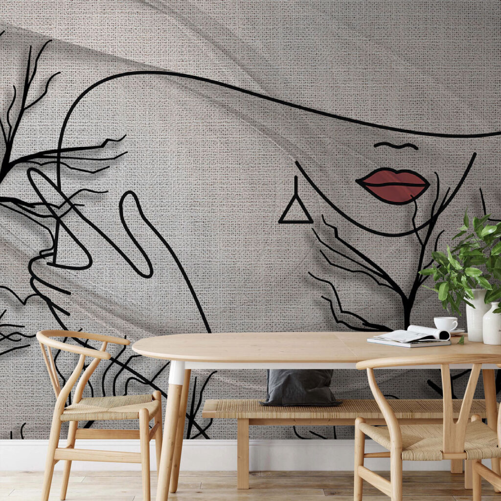Muse Beneath the Brim in an interior