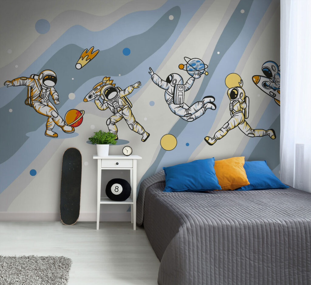 Playful Spacewalk in an interior