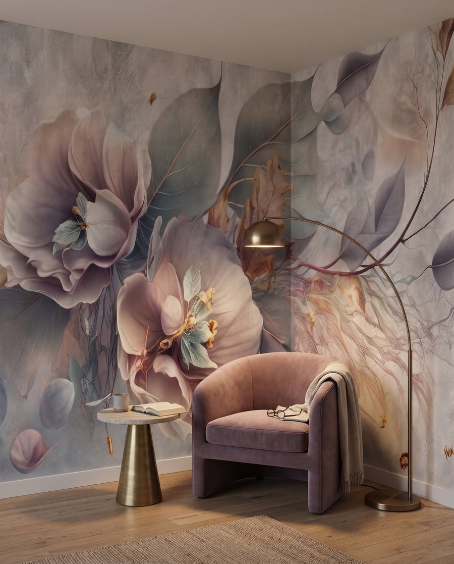 Garden Fresco in an interior