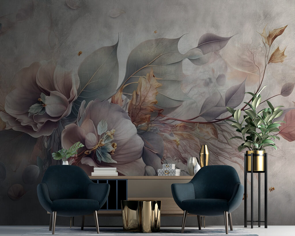 Garden Fresco in an interior