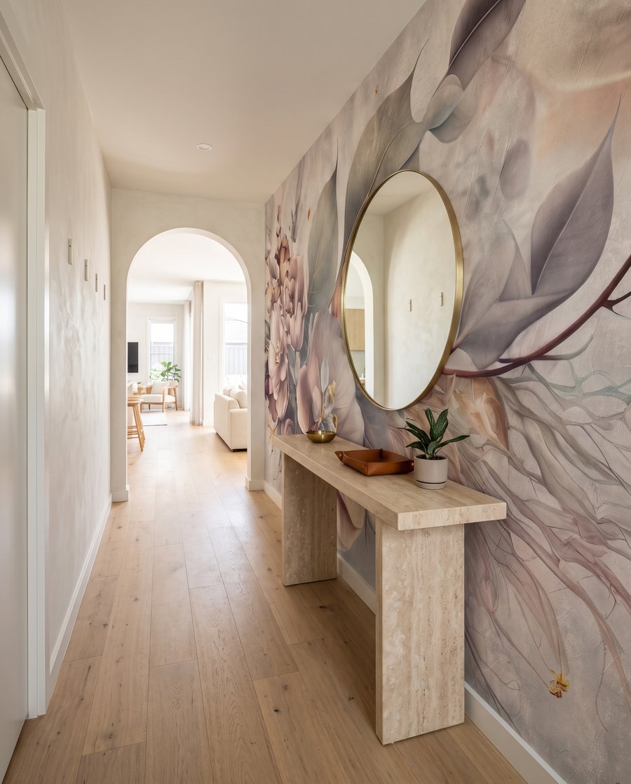 Garden Fresco in an interior