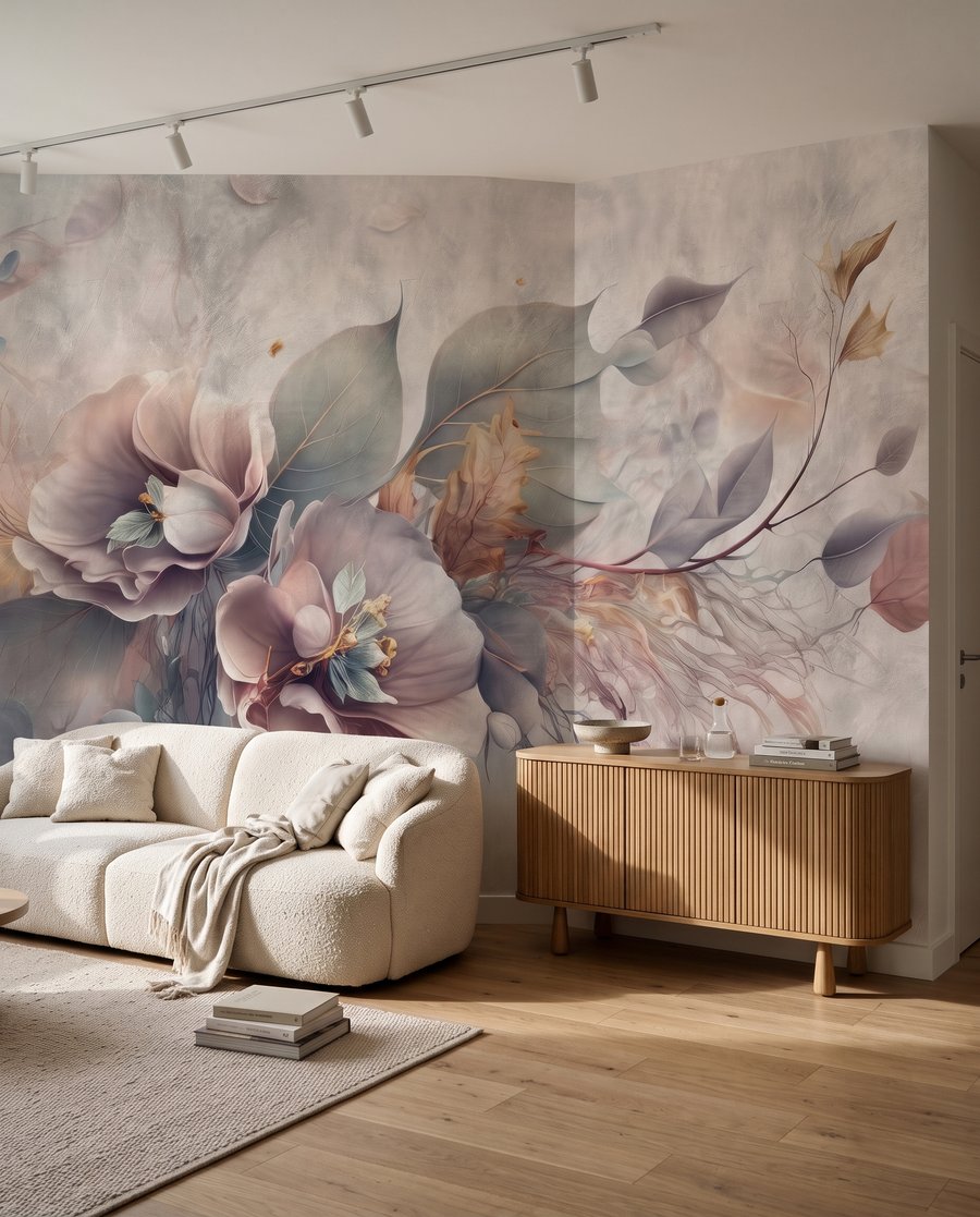 Garden Fresco in an interior