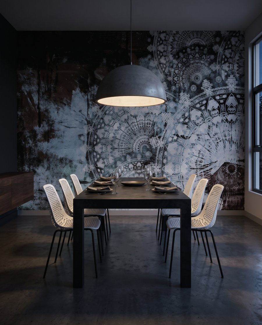 Lace and Patina in an interior