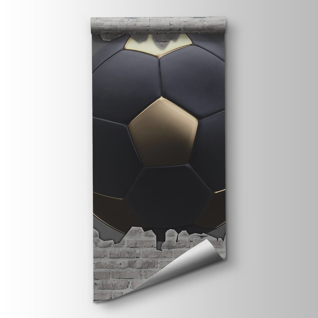 Football through brick — product view