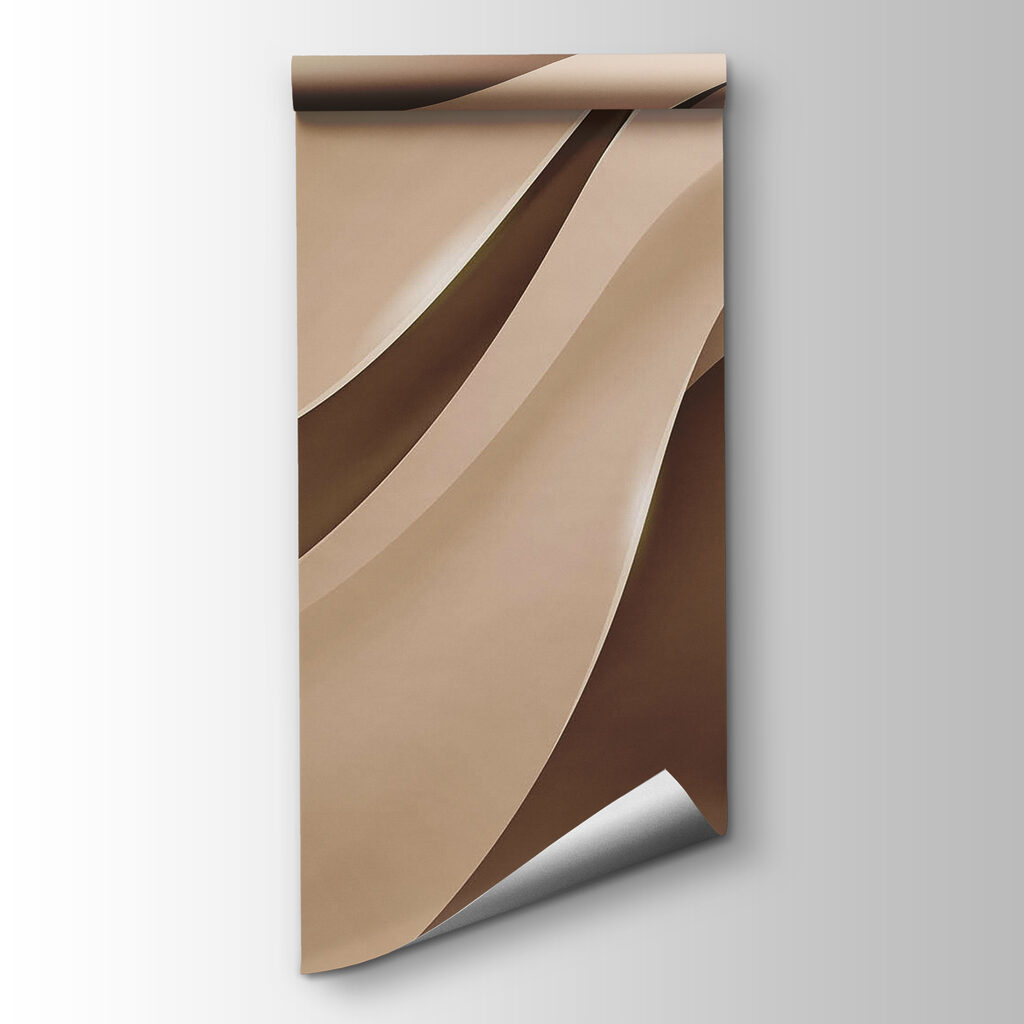 Wavy taupe shapes — product view