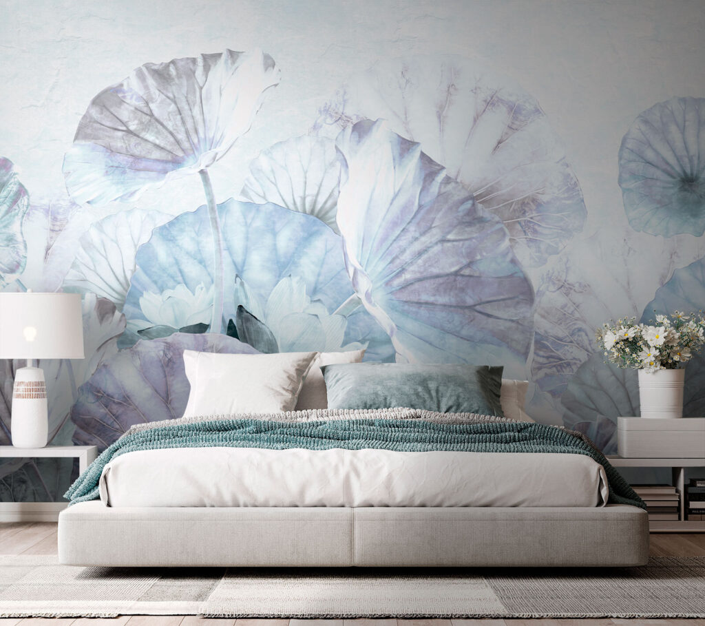 Icy blue leaf fans — interior 2