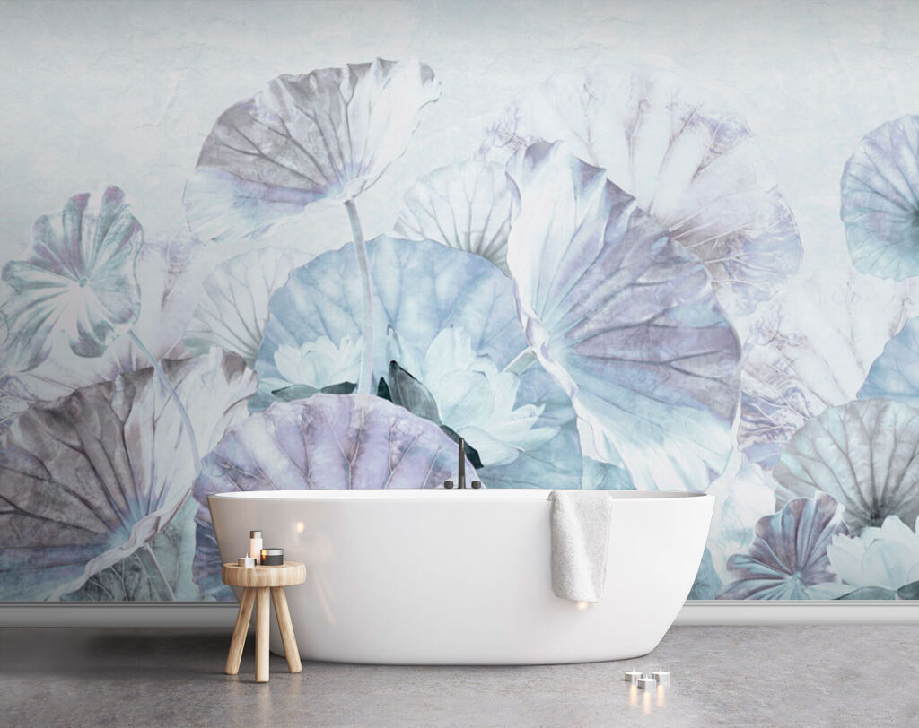 Icy blue leaf fans — interior 1