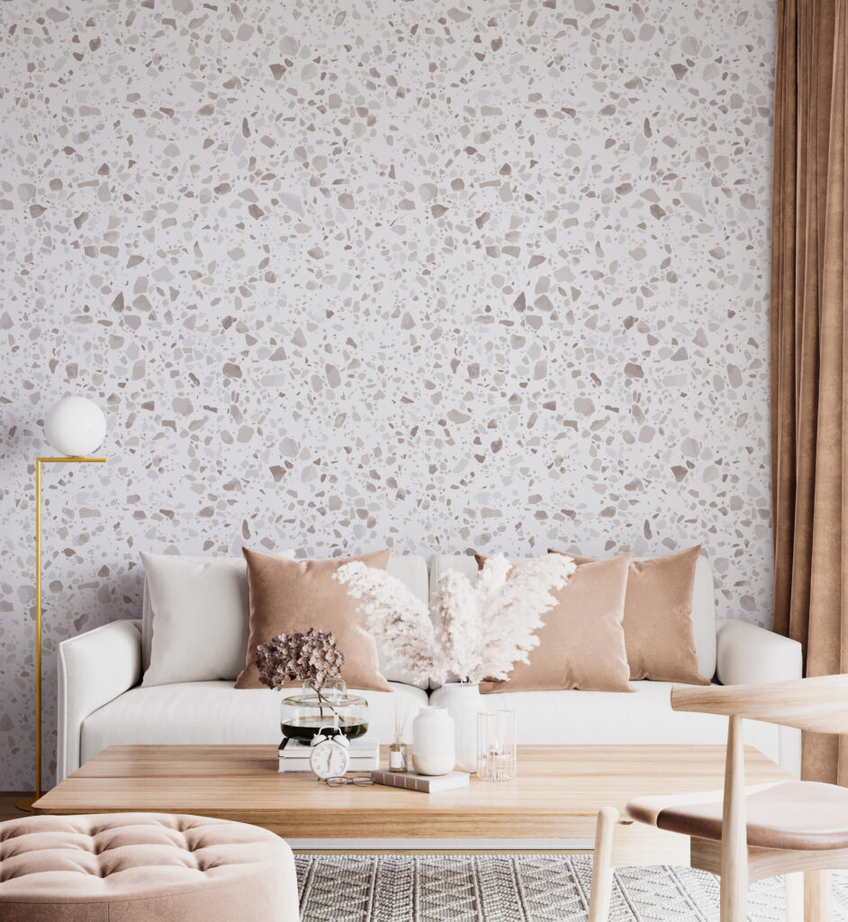 Fine grey speckles — interior 4