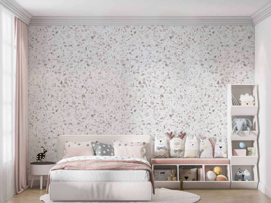 Fine grey speckles — interior 7