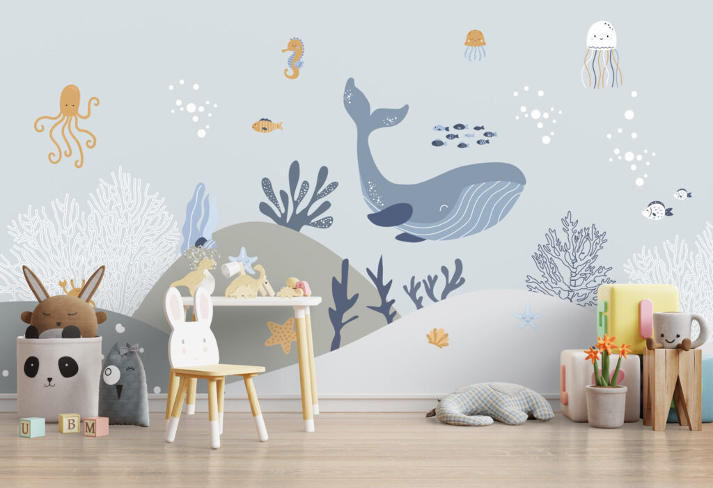 Whale's Little World in an interior