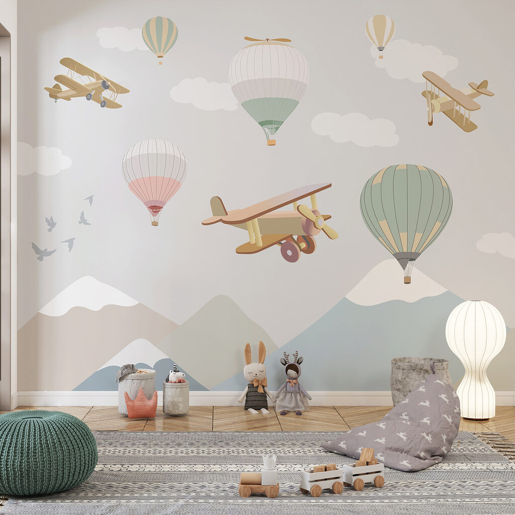 Flights over pastel mountains — interior 8