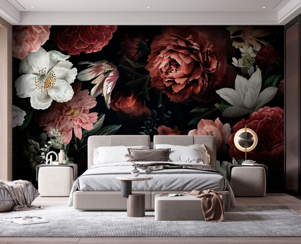 Roses in Shadow in an interior