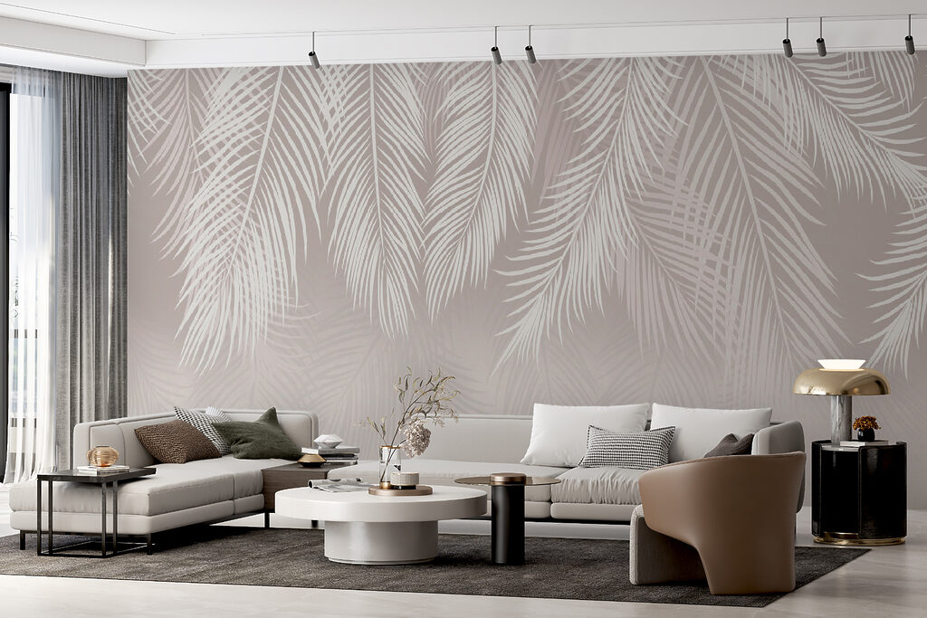 White palm fronds — interior 5
