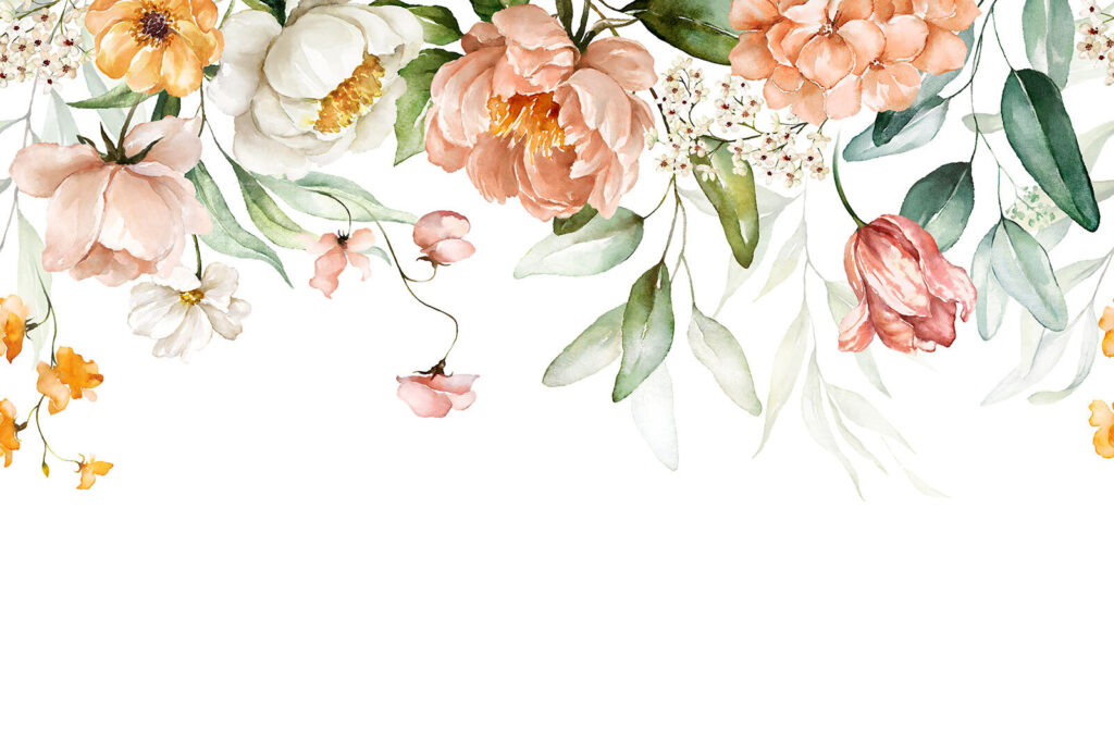 Hanging Flower Bouquet — full design