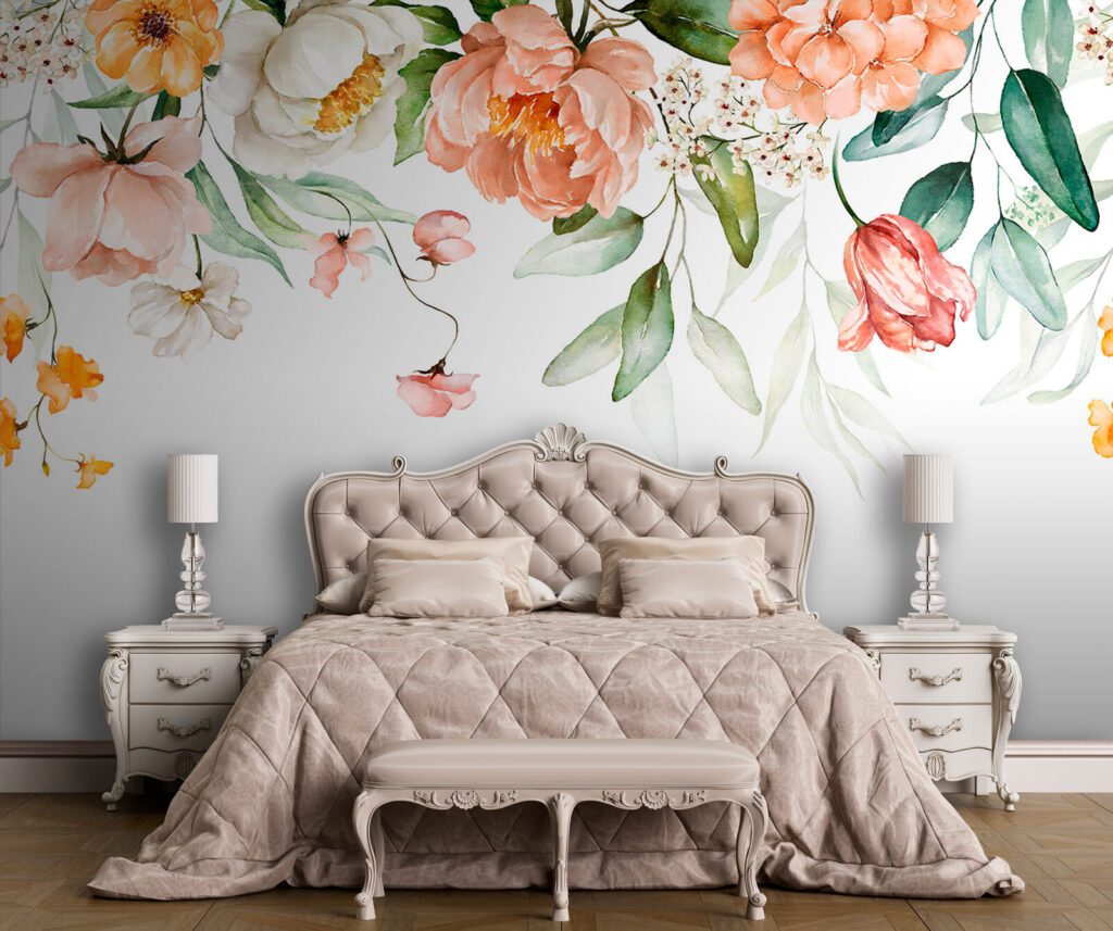 Hanging Flower Bouquet in an interior