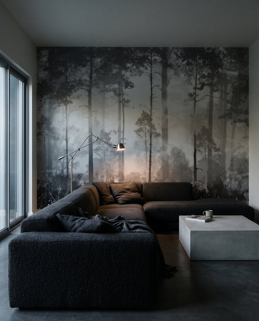 Forest Fading in an interior