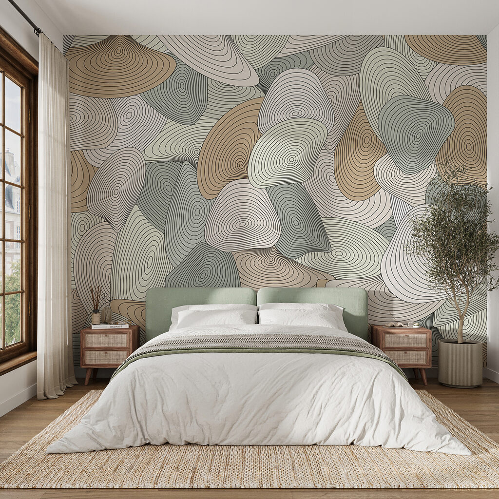 Round shapes with outlines — interior 6
