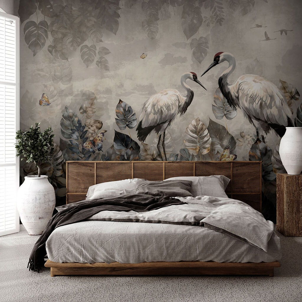 Cranes Among Leaves — interior 3