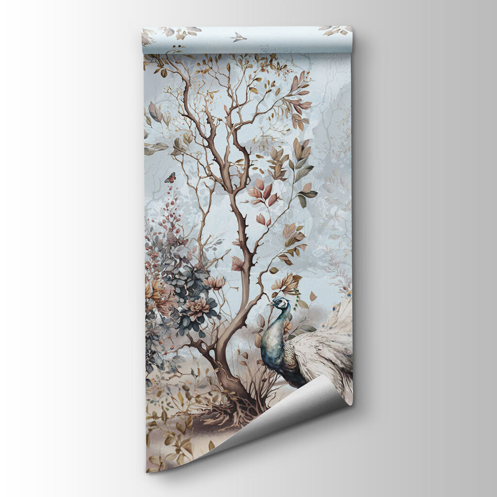 Peacock Garden Etching — product view