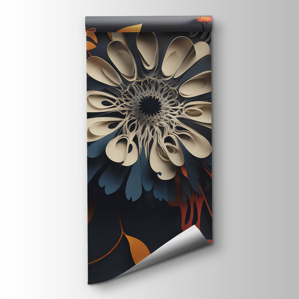 Flowers in folded layers — product view