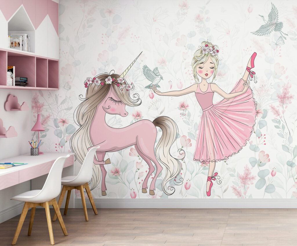 Unicorn Waltz in an interior