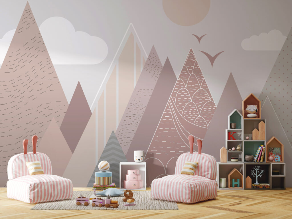 Patterned Peaks in an interior