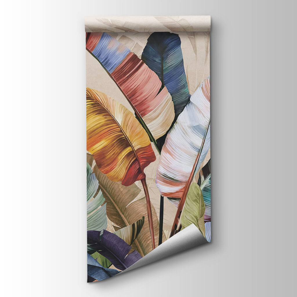 Bird framed by leaves — product view