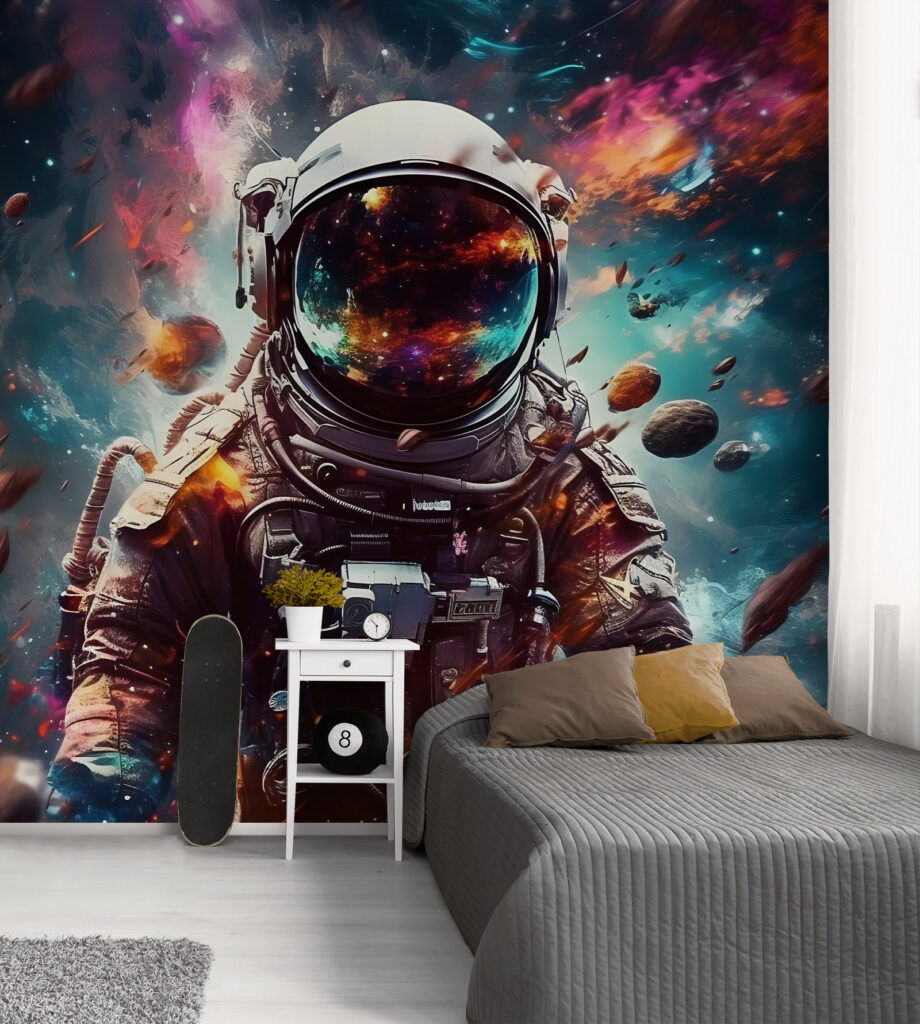 Cosmic Traveller in an interior