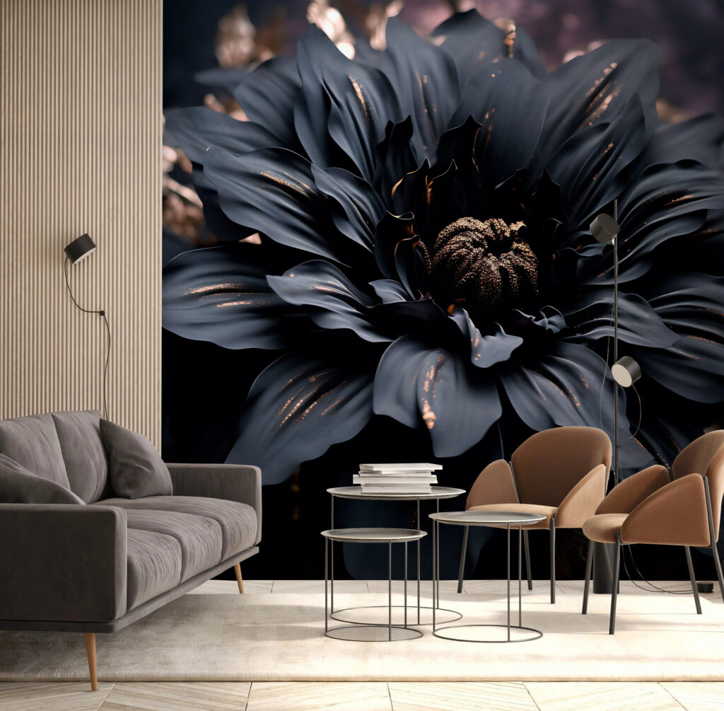 Midnight Petal in an interior