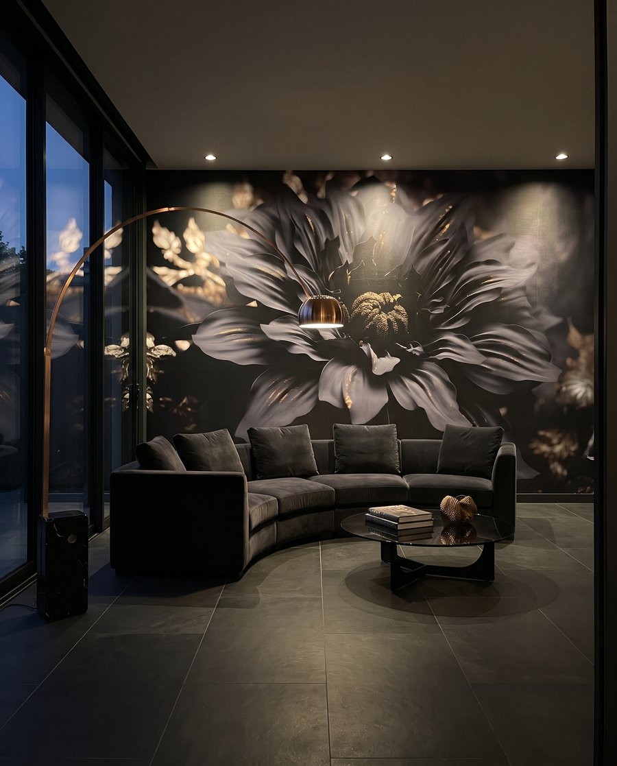 Midnight Petal in an interior