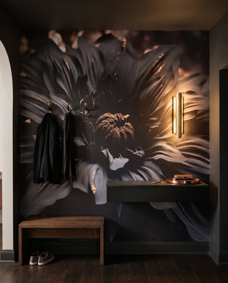 Midnight Petal in an interior