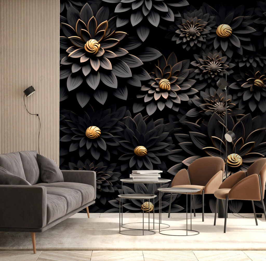 Sculpted Garden in an interior
