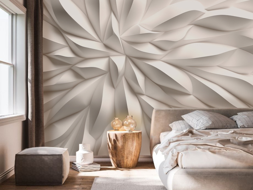 Angular leaves from centre — interior 1