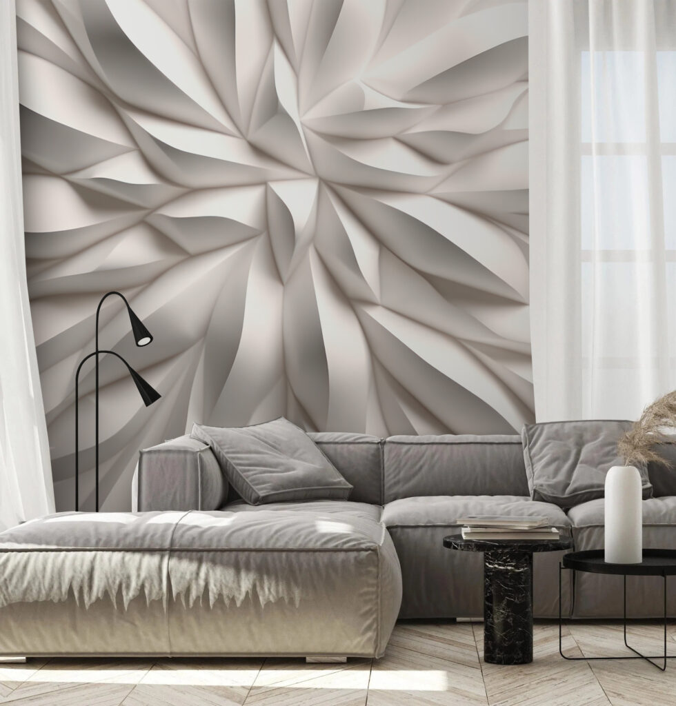 Angular leaves from centre — interior 2