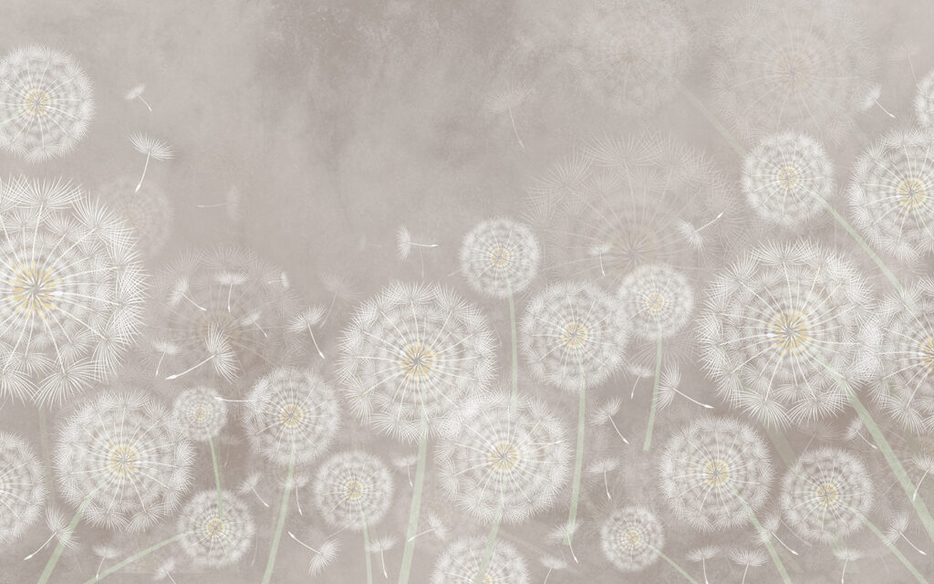 Scattered seed heads — full design