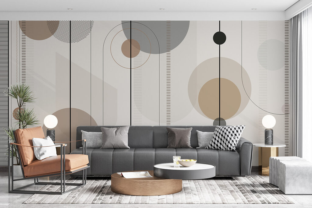 Circles over dotted bands — interior 9