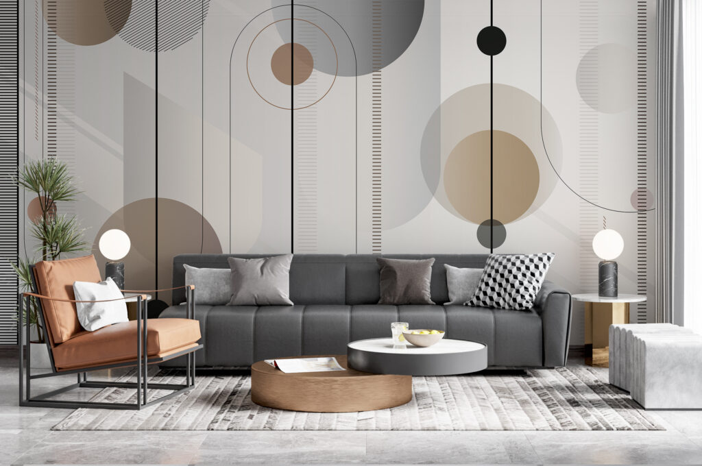 Circles over dotted bands — interior 1