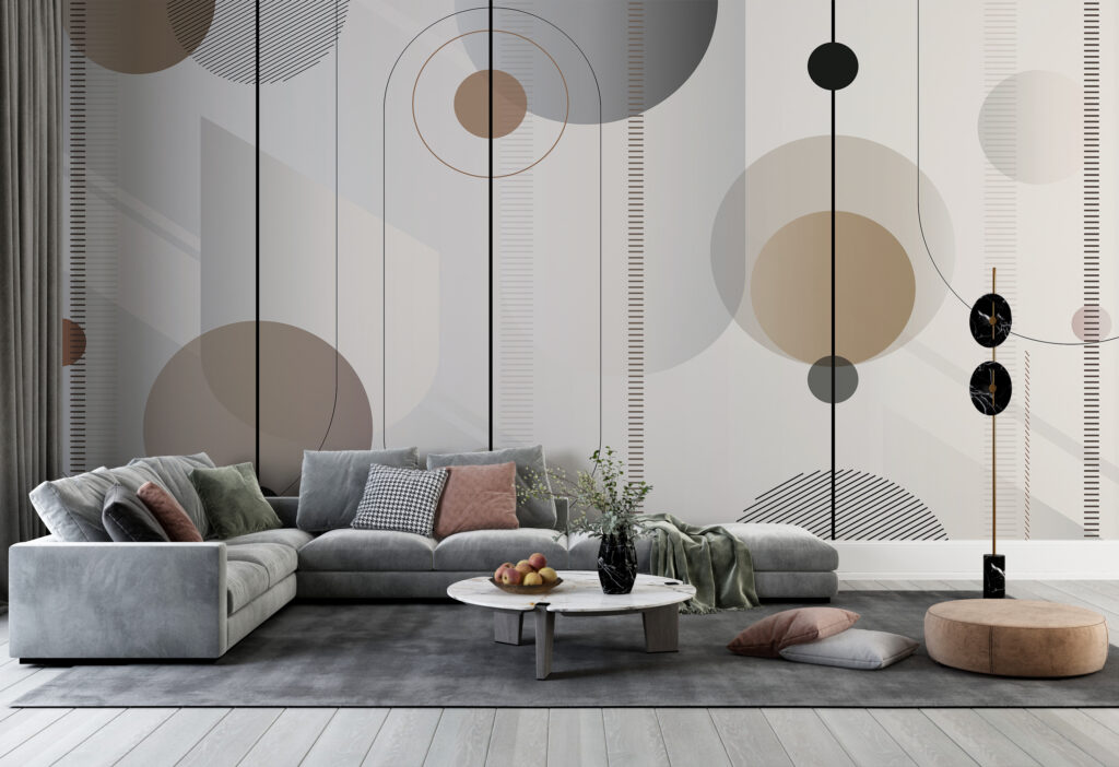 Circles over dotted bands — interior 5