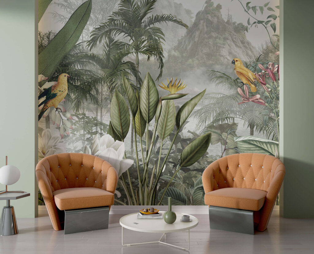 Birds in the Canopy in an interior