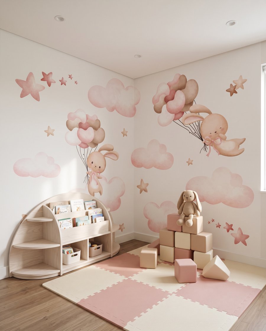 Bunny Balloons in an interior
