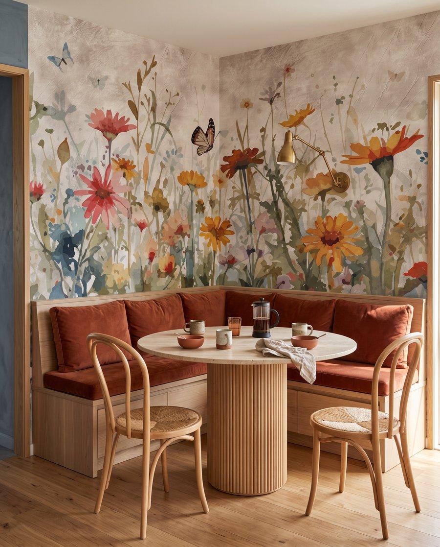 Butterfly Meadow in an interior