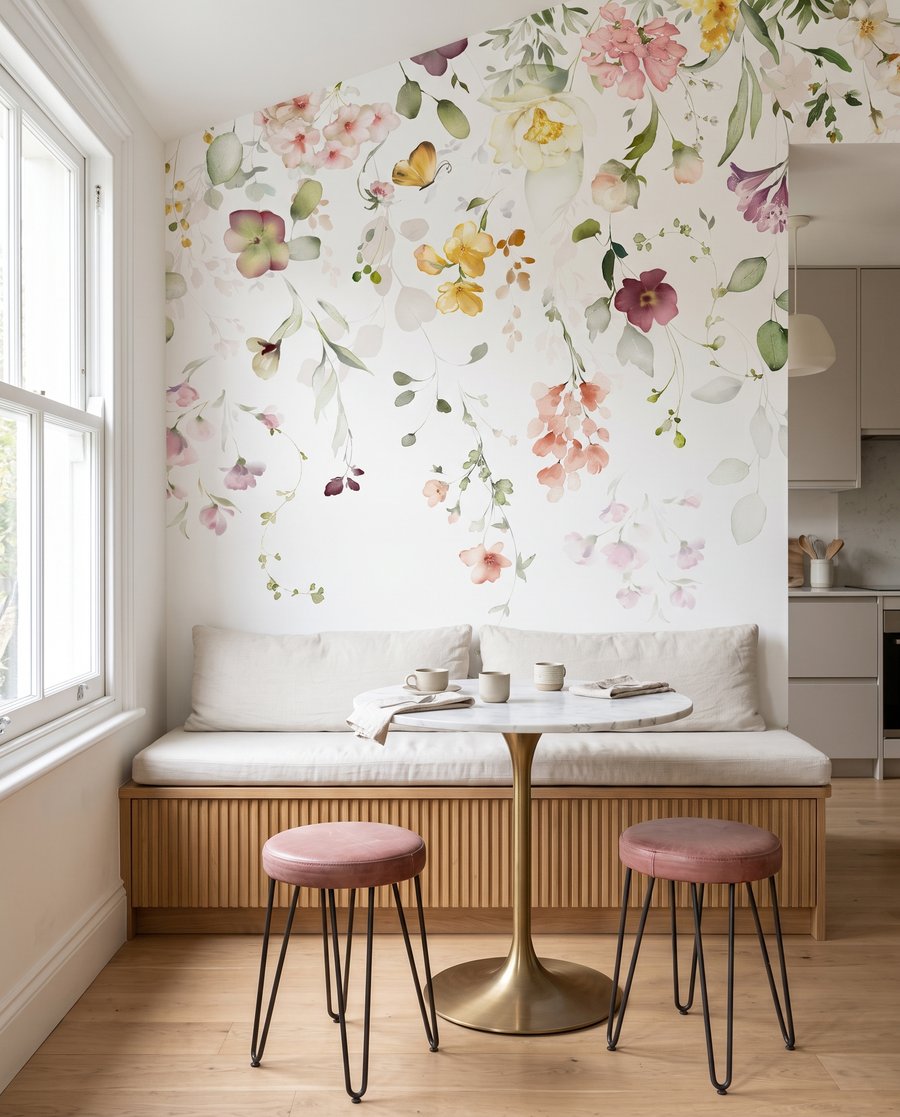 Flower Garland in an interior