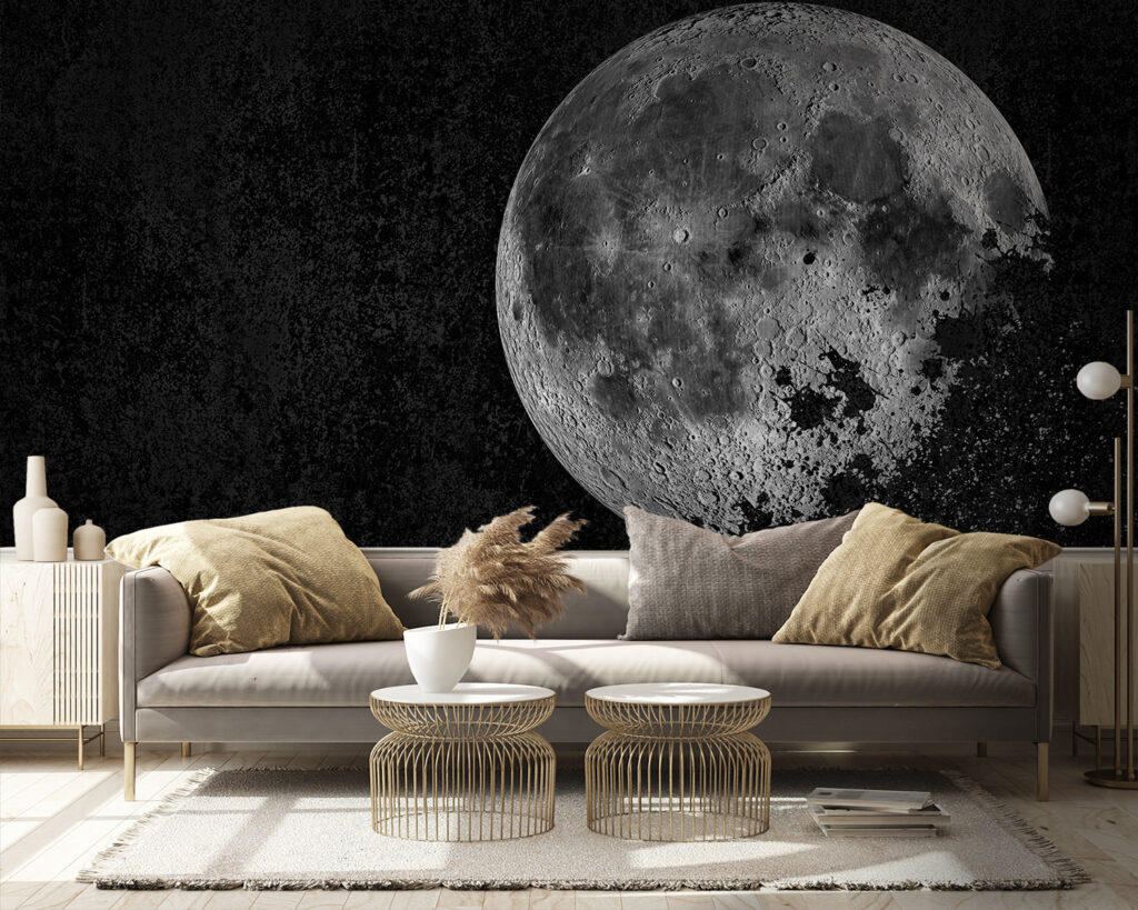 Full moon with craters — interior 3